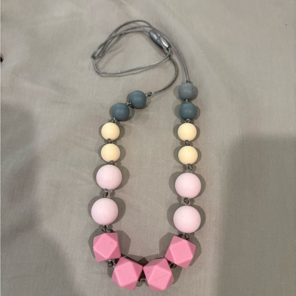 Silicon Multicolor Beaded Necklace
